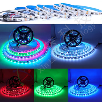 24V RGB LED pásik, 60 LED, 20 segmentov, inteligentné programovanie, pre bar, KTV a domov