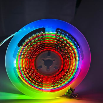 WS2812B 4 mm RGB LED pásik, 0807SMD, DIY programovateľný, flexibilný svetelný pás
