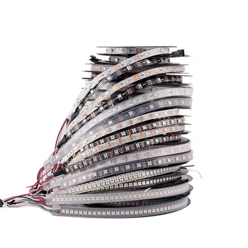 WS8BLED 5050 RGB LED pás s vstavaným IC, stmievateľný a programovateľný 5V WS2812B