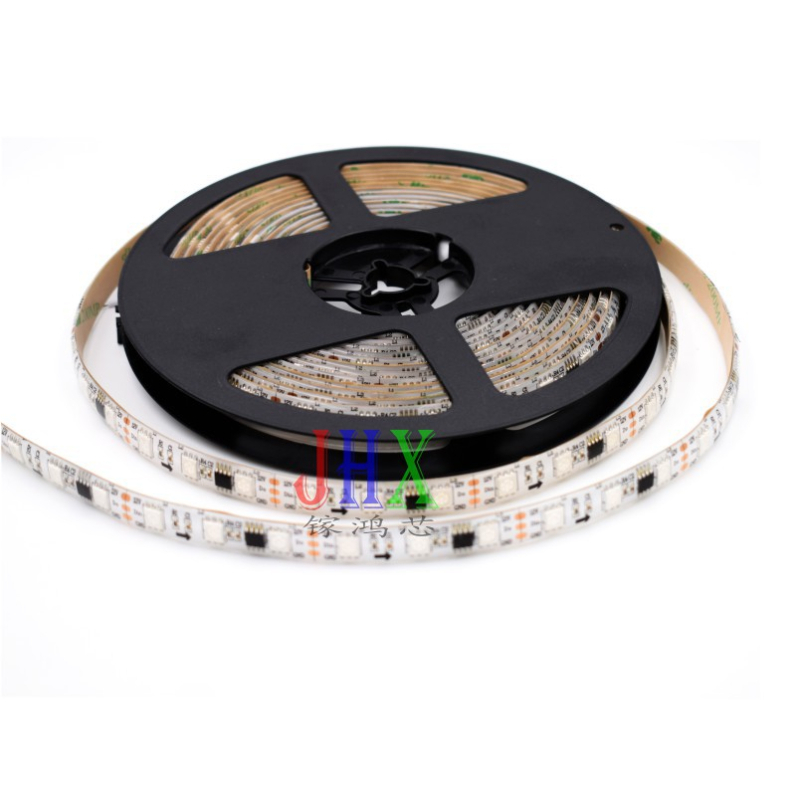 WS2811 20-segmentový 5050 RGB LED pásik, 60 LED, 12V stmievateľný