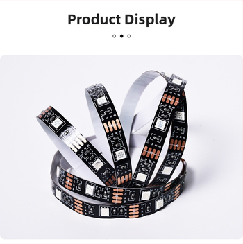 5050RGB LED pás pre televíziu, USB 5V, 24-kľúčové diaľkové ovládanie, farebný podsvietený pás na televízor, nízke napätie