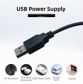 5050RGB LED pás pre televíziu, USB 5V, 24-kľúčové diaľkové ovládanie, farebný podsvietený pás na televízor, nízke napätie