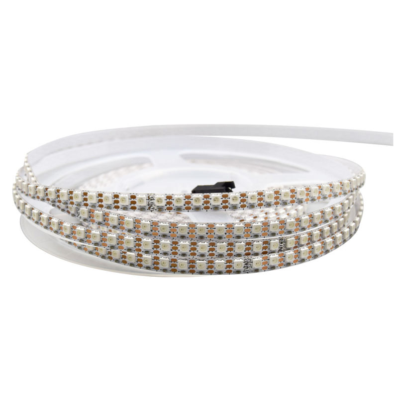 XQZM LED pásik, YP séria (model YPLJ), 5V, 12W, dĺžka 5 m, vodotesný, 2835 LED, uhol lúča 120°, stmievateľný, CRI 80–90