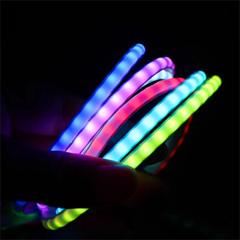 5V pružná COB farebná LED páska, 10 mm, RGB plné farby s efektom naháňajúceho svetla pre atmosféru
