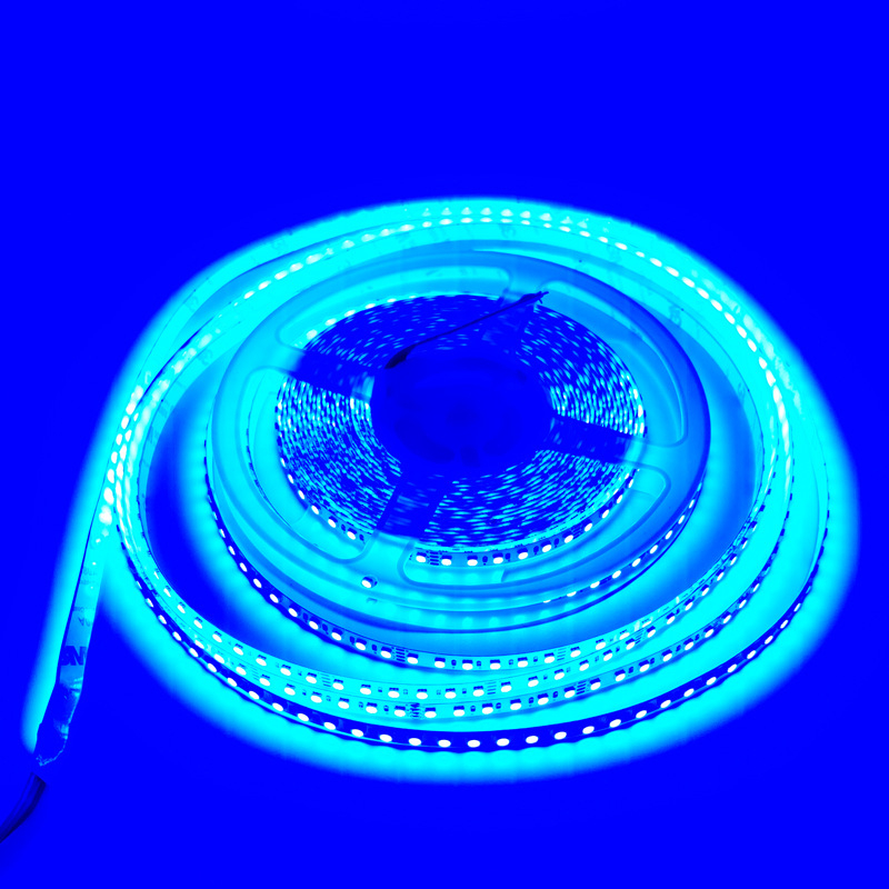 24V RGB LED pásik, 3535 LED, 120 LED spolu, šírka 8 mm, doska potiahnutá meďou, meďový držiak, SMD LED pásik na osvetlenie