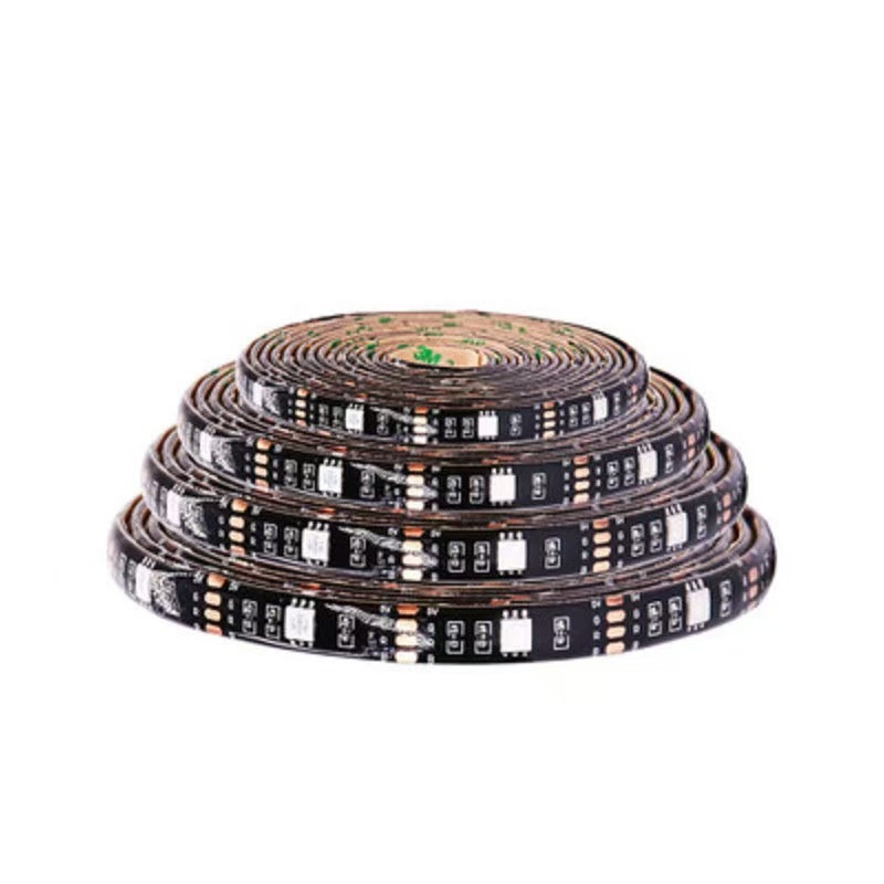 RGB LED pás s pružným farebným osvetlením, 5V/12V/24V/36V, do spálne, do obývačky, na dvore a na pozadie televízora