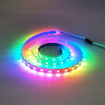 RGB vodotesný LED pás, dĺžka 1 m, 5050 LED, 12V, model 2811, vstavaný IC