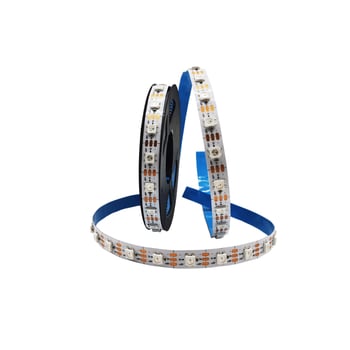 RGB vodotesný LED pás, dĺžka 1 m, 5050 LED, 12V, model 2811, vstavaný IC