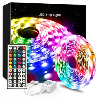 RGB LED pásiková súprava 5050 so zmenou farieb, Bluetooth a Wi-Fi graffiti ovládač, blisterové balenie, LED so stmievateľnosťou