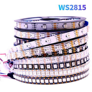 WS2815 RGB LED pás s vstavaným IC, programovateľný, ohybný, 12V