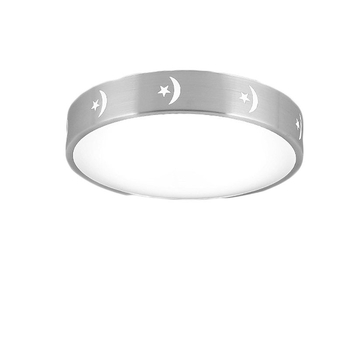 LED stropný kryt svietidla, kruhový set, zliatina hliníka, model Star Moon, moderný minimalistický štýl