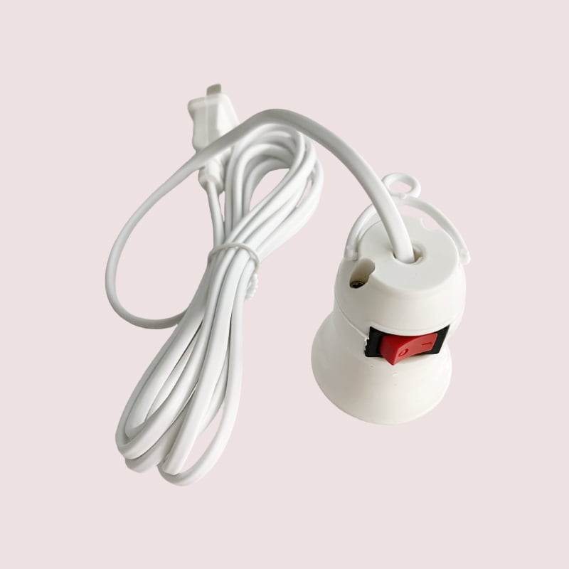 E27 viseći držač lampe sa žicom i prekidačem, LED produžni kabel 3 m ili 5 m, za lustere