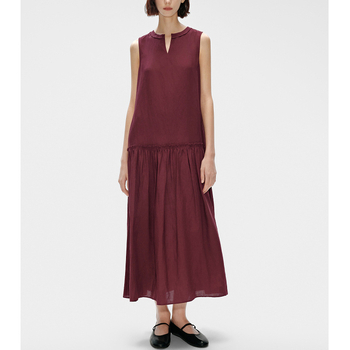 Be Order 2026 Ljeto Elegantni Stil Za Odmor Tencel Haljina Bez Rukava S V Izrezom Za Žene