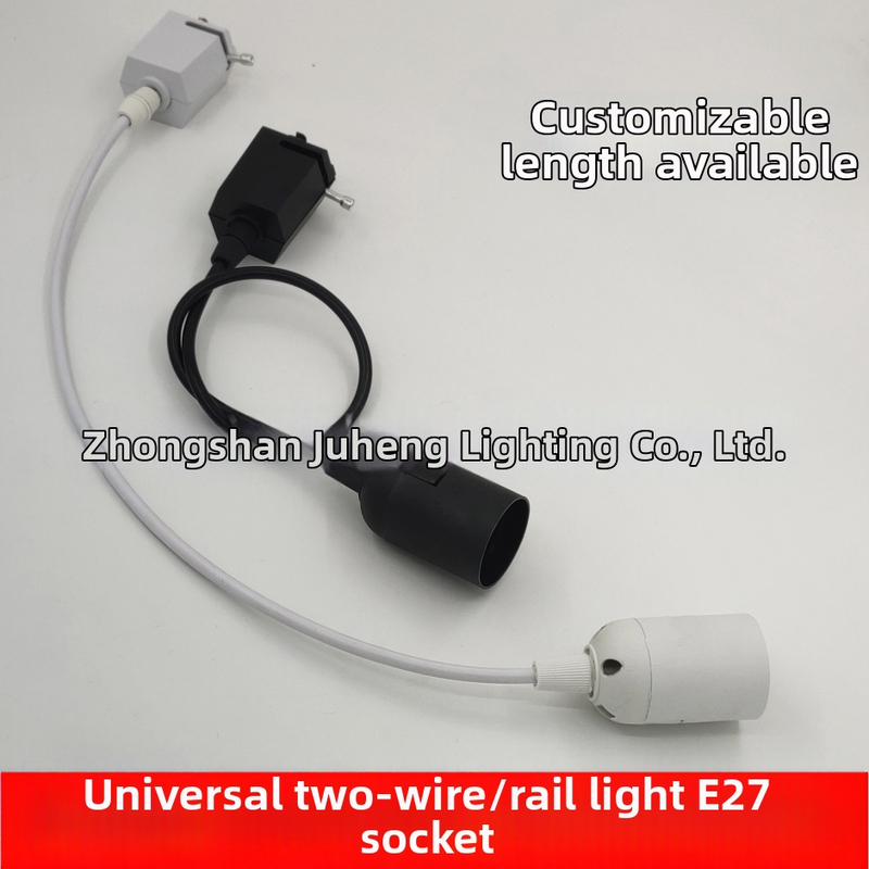 Konektor pre traťové svietidlá so zásuvkou E27 a káblom – LED osvetlenie príslušenstvo