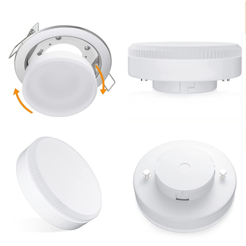 GX53 LED izvor svjetla, 7W/9W/12W, stropno svjetlo za kuhinju i ormarić, bez treperenja, IP55