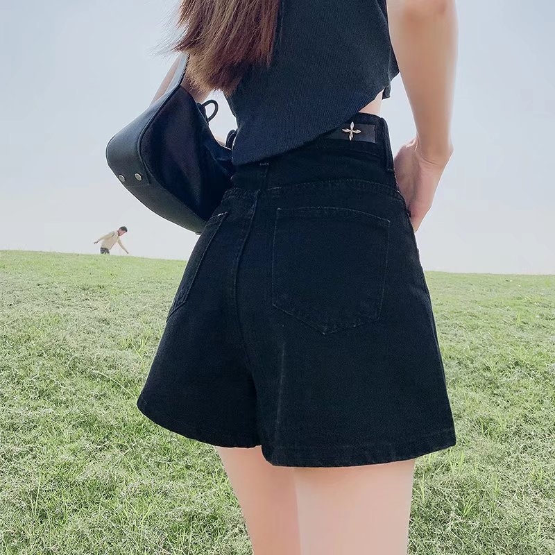 Ženska jeans mini suknja s visokim strukom, lagana ljetna tkanina, A-linija, vitka silueta, moderan stil
