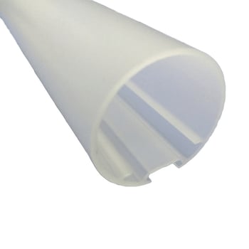PMMA mliečne matný extrudovaný tienidlo pre LED, akrylový plastový kryt