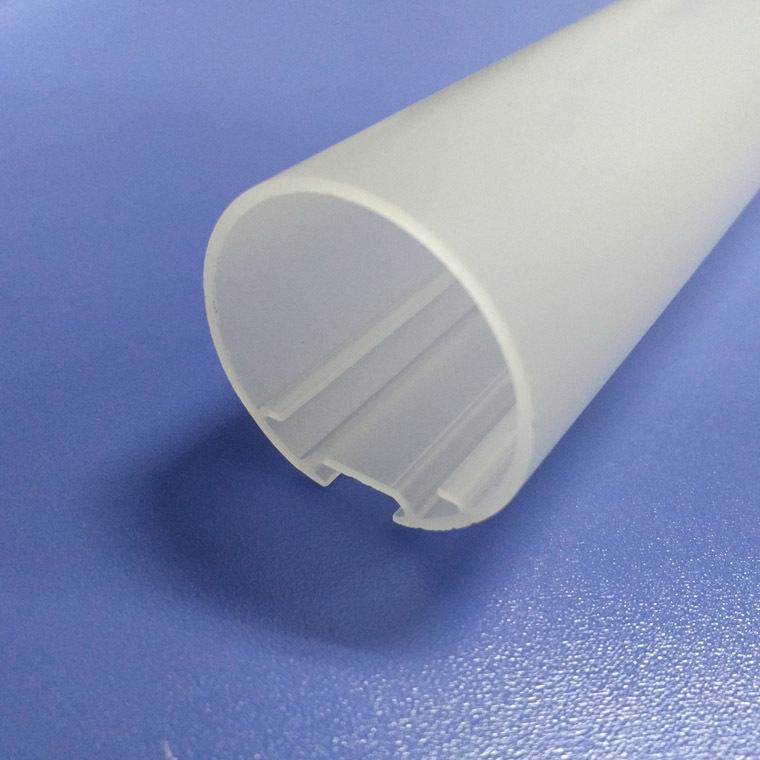 PMMA mliečne matný extrudovaný tienidlo pre LED, akrylový plastový kryt