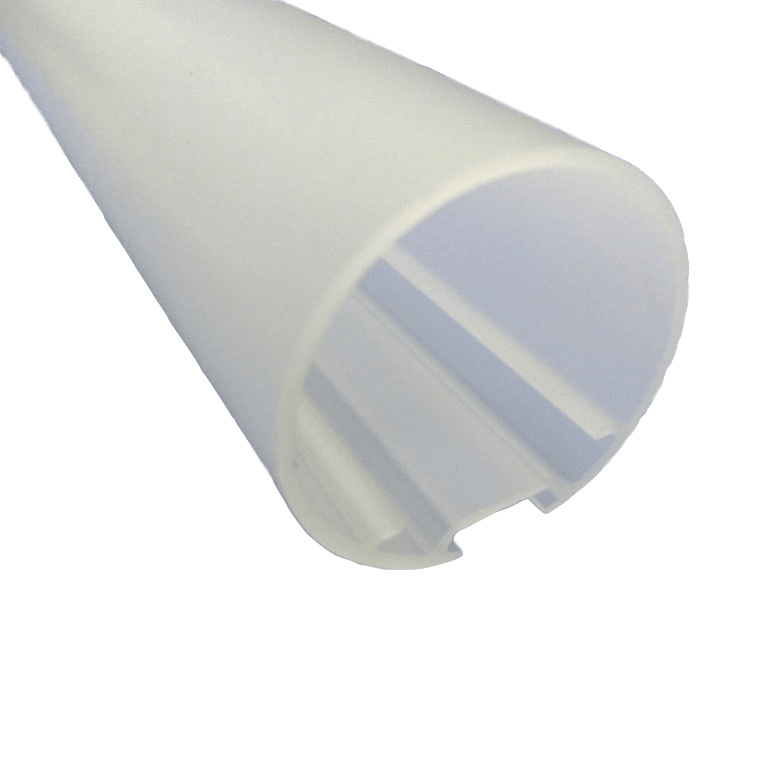PMMA mliečne matný extrudovaný tienidlo pre LED, akrylový plastový kryt