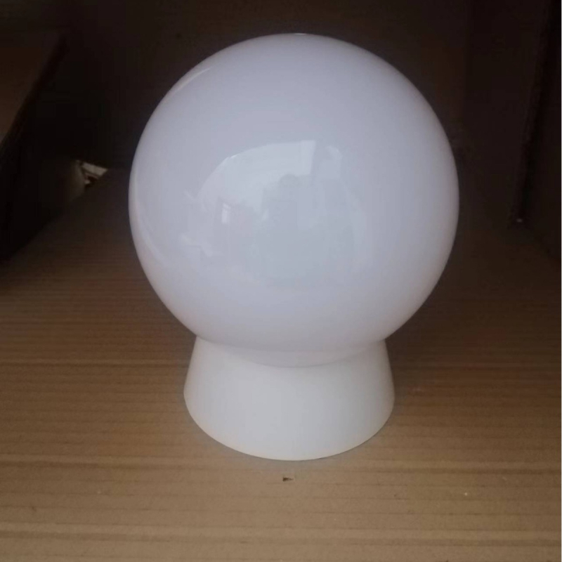 HY-2685 LED Kryt Žiarovky pre Krajinné Osvetlenie, Priemer 150 mm, Biela/Priehľadná Plastová
