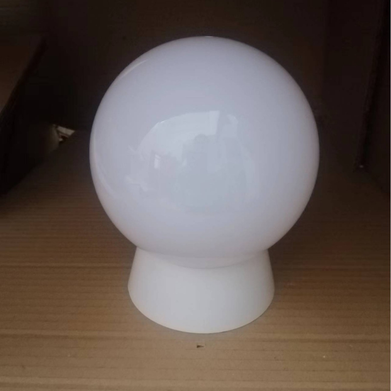 HY-2685 LED Kryt Žiarovky pre Krajinné Osvetlenie, Priemer 150 mm, Biela/Priehľadná Plastová