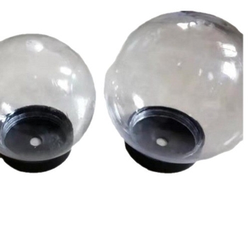 Okrúhle tienidlo na LED žiarovku so základňou, 20 cm, plast