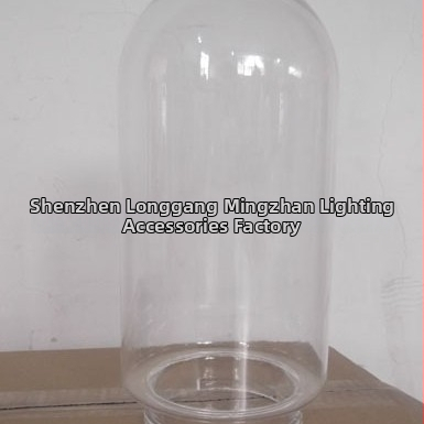 HY-2287 Cylindrický priehľadný plastový abazúr pre LED kukuričnú lampu