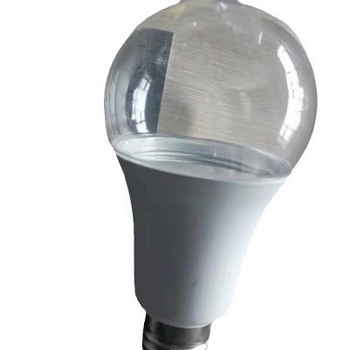 HY-1099 LED lampa na pestovanie rastlín, telo žiarovky A70 a priehľadné hliníkové tienidlo obalené plastom