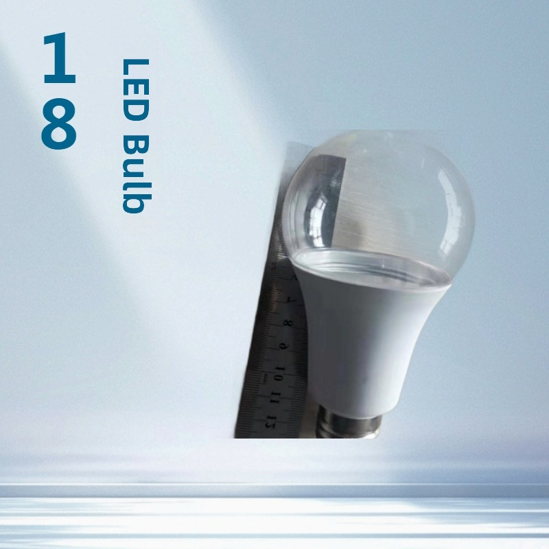 HY-1099 LED lampa na pestovanie rastlín, telo žiarovky A70 a priehľadné hliníkové tienidlo obalené plastom