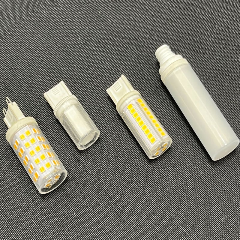 Cylindrické tienidlo na lampu s vnútornou osmiuholnou konkávnou a konvexnou plochou, kukuričný štýl lampy, keramická základňa, mliečno-biele svietidlo
