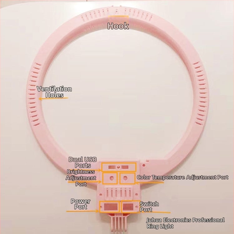 18-palcový kruhový svetelný kryt pre mobilný telefón na živé vysielanie, osvetľovacie zariadenie pre streamerov, kruhové svetlo na líčenie pre influencerov