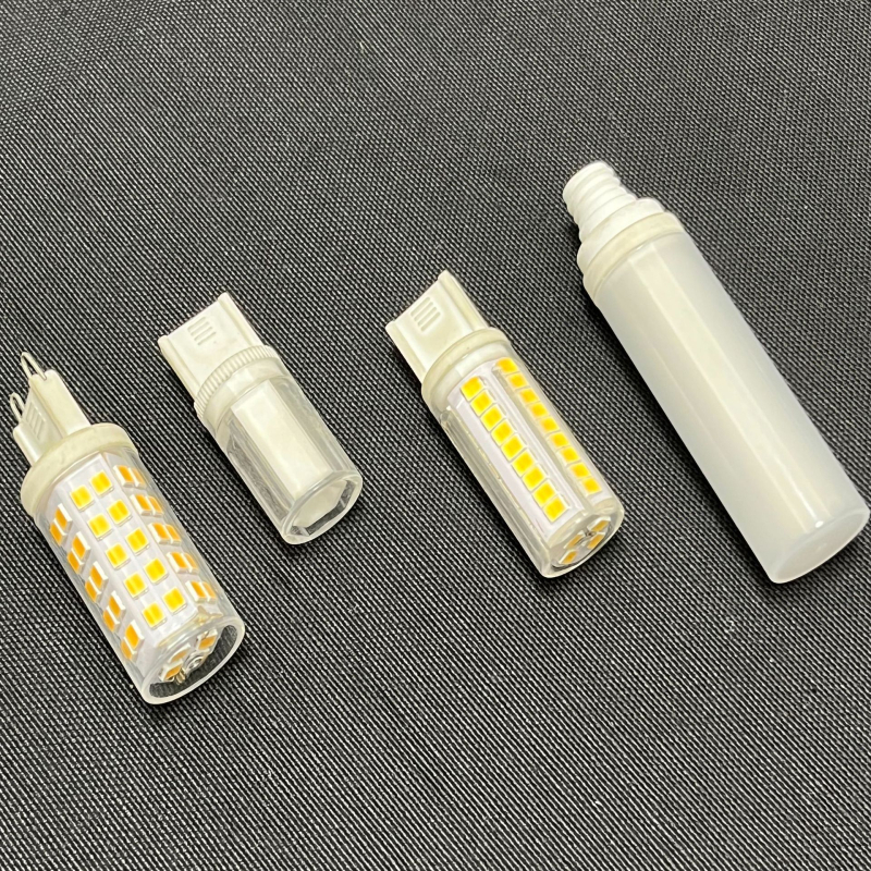 Cylindrické tienidlo na lampu s vnútorným osmiuholníkom, konvexná a konkávna horná časť, pre lampu kukuričnú, keramické dno, mliečno-biela