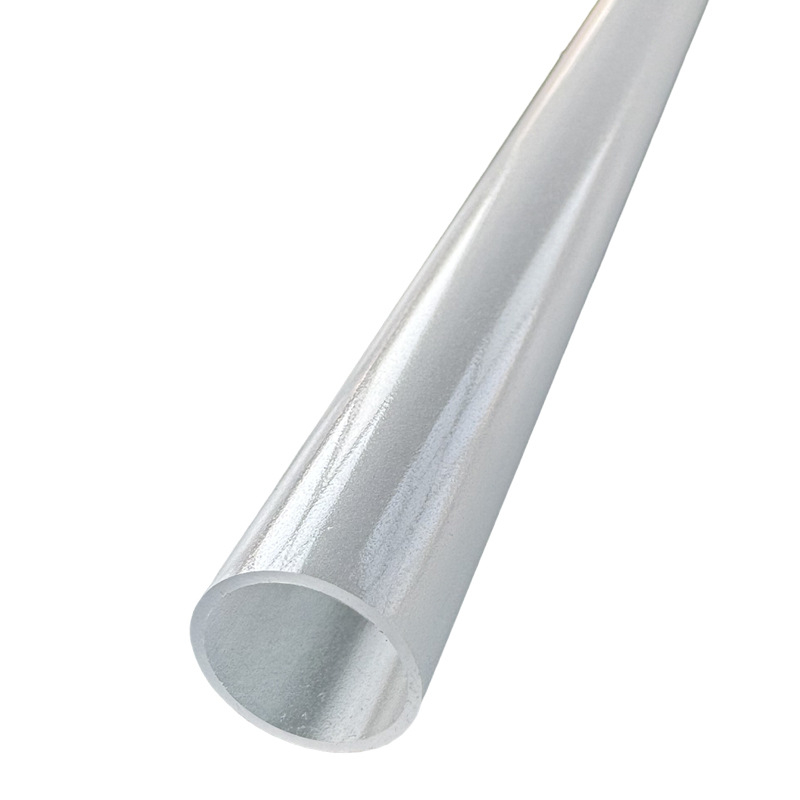 Vlastné 94V2 hasiacou odolný plast PMMA matný tienidlo, porcelánovo biele akrylové kruhové príslušenstvo pre PC trubku