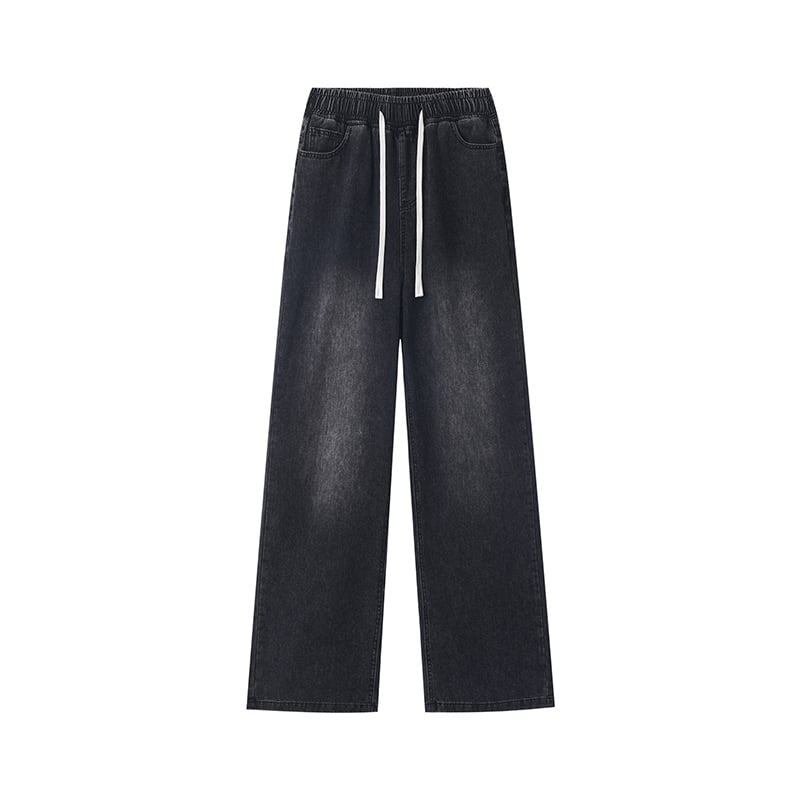 Pánske džínsy Ice Silk z Lyocell denimu, ľahké letné, voľný rovný strih, 2025 nový model