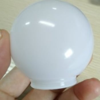 Okrúhly kryt lampy A45/A60 pre LED žiarovku