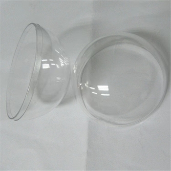 60 mm polkruhový PC kryt na LED žiarovku G56 HY-5261, priehľadný, mliečne biely alebo matný
