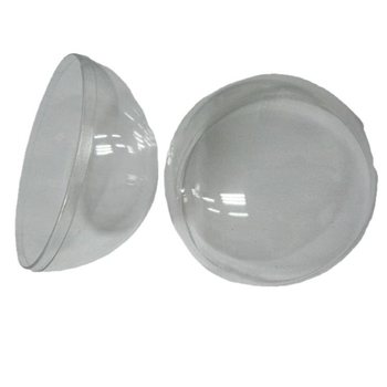 60 mm polkruhový PC kryt na LED žiarovku G56 HY-5261, priehľadný, mliečne biely alebo matný