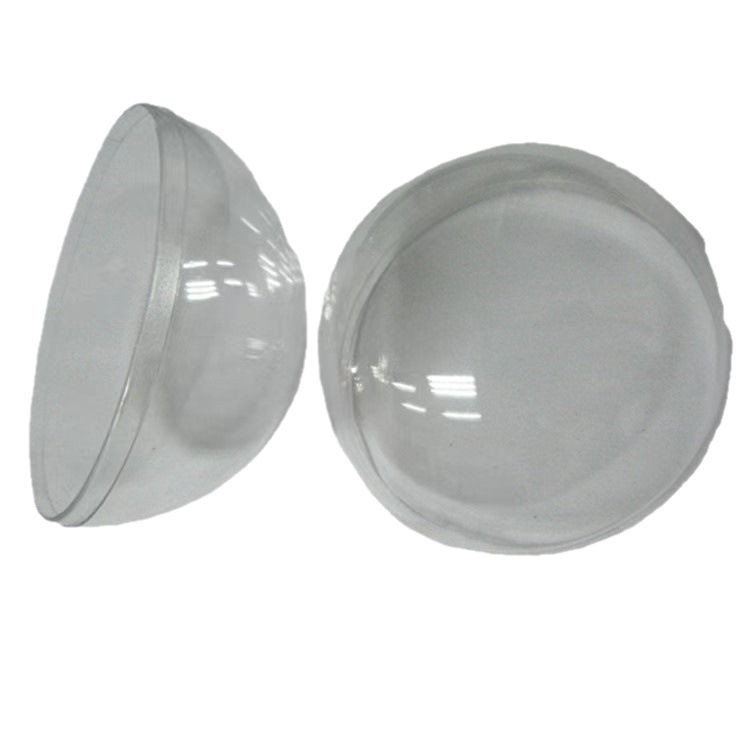 60 mm polkruhový PC kryt na LED žiarovku G56 HY-5261, priehľadný, mliečne biely alebo matný