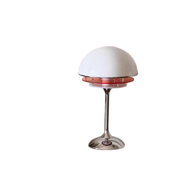 Maillard oranžová stolná lampa v stredovekom štýle – ambientné retro svetlo do spálne a do obývačky, Bauhaus inšpirovaný dizajn