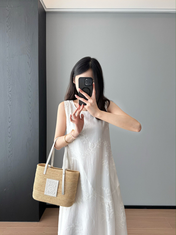Letna haljina bez rukava s A-linijom, jacquard Tencel, Mori stil, ženska MA0201