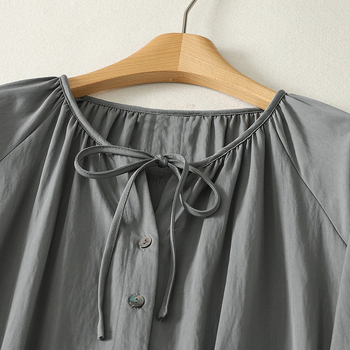 Άνετο καλοκαιρινό φόρεμα τύπου tea dress, χαλαρή γραμμή, ρετρό ύφος υψηλής ποιότητας για γυναίκες