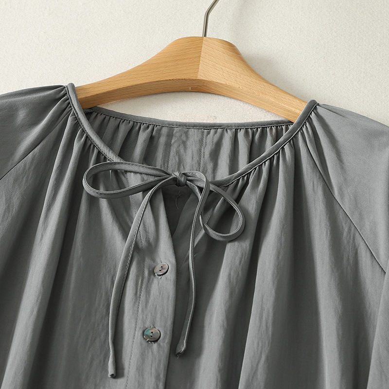 Άνετο καλοκαιρινό φόρεμα τύπου tea dress, χαλαρή γραμμή, ρετρό ύφος υψηλής ποιότητας για γυναίκες