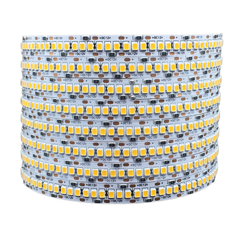 Νέα LED εξαιρετικά φωτεινή ευέλικτη λωρίδα LED 2835, 240 LED/m, μονή σειρά, 5 μ. ρολό, γυμνή πλακέτα, αδιάβροχη, 12/24 V