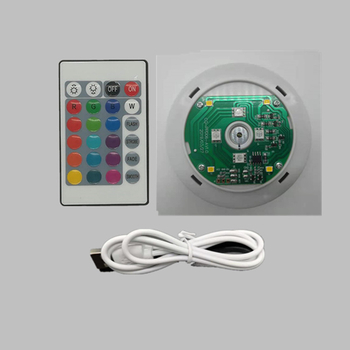 Pat Lamp Base LED USB επιτραπέζιο φως με επαναφορτιζόμενη μπαταρία και ατμόσφαιρα αλλαγής χρωμάτων με τηλεχειριστήριο
