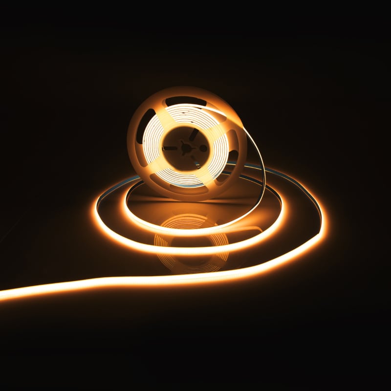 8mm αυτοκόλλητη COB LED ταινία με USB, έκδοση φόρτισης μπαταρίας, αισθητήρας, ζεστό λευκό / ουδέτερο φως