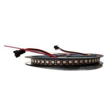WS2812 προγραμματιζόμενη LED λωρίδα, 8 mm, 144 LED, 5 μέτρων ρολό, μουσική συγχρονισμένη αλλαγή χρωμάτων, ρυθμιζόμενη φωτεινότητα, σειρά Symphony