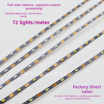 LED pásik 0805 pre architektonický model v piesku, flexibilný a úzky, 3V, kompatibilný s batériovým boxom, možno zrezať na ľubovoľnú dĺžku
