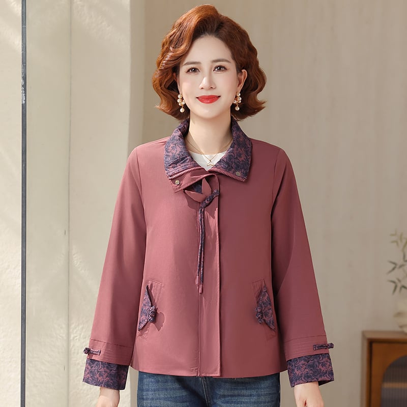 Geacă elegantă, casual, în stil mamă, cu rever, croială lejeră, îmbrăcăminte de primăvară pentru femei, mărimi 40–60