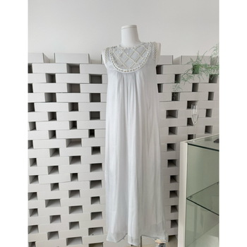 Φόρεμα από μεταξωτό chiffon με χάντρες, νέο κινεζικό στυλ, για εύπορη κληρονόμο