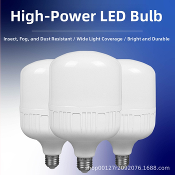LED Guľová žiarovka E27 – Ultra jasná, vysoký výkon, lúč 120°, CRI 70–80, 220V